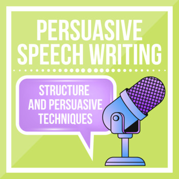 Preview of Persuasive Speech Writing PowerPoint