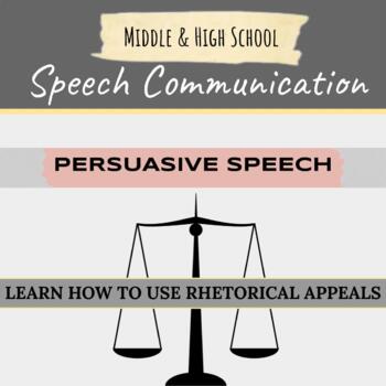 Preview of Persuasive Speech for Public Speaking/Communications