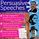 Persuasive Speeches: Pack 1 (Digital & Print)