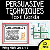 Persuasive Techniques TASK CARDS