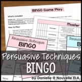 Persuasive Techniques Bingo! - Media Literacy Review Activity
