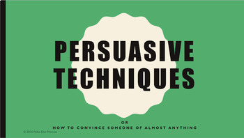 Preview of Persuasive Techniques Bundle [MTV Activity!]