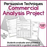 Commercial Analysis Project - Persuasive Techniques and Me