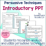 Persuasive Techniques PowerPoint and Notes - Introduction 