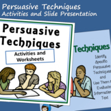 Persuasive Techniques - Activities and Slide Presentation