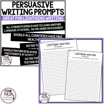 Persuasive Text - Reading and Writing Bundle by Pink Tulip Teaching ...