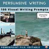 Persuasive Writing 100 Visual Writing Prompts w/ EDITABLE 