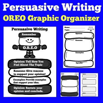 persuasive writing organizer