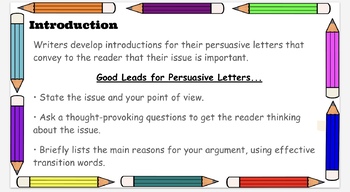 Preview of Persuasive Writing