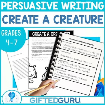 Preview of Persuasive Writing Activities Creative Writing Differentiated Upper Elementary