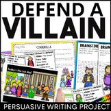 Persuasive Writing Project Defend a Fairy Tale Villain - F