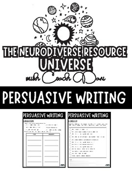 Preview of Persuasive Writing Activity Packet