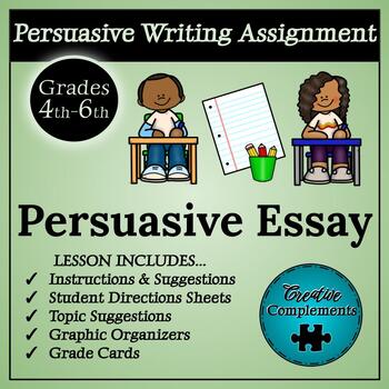 persuasive essay 6th grade example