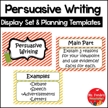 Preview of Persuasive Writing Bumper Pack