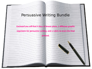 Preview of Persuasive Writing Bundle