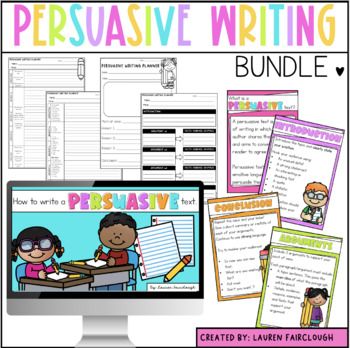 Preview of Persuasive Writing Bundle