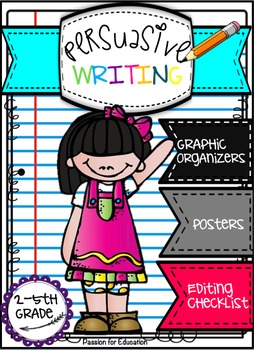 Preview of Persuasive Writing Bundle!! (Posters, Graphic Organizers, Checklists & More)