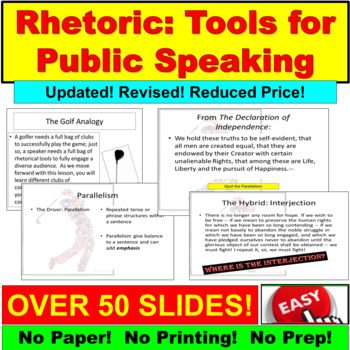 Preview of Rhetoric:  Tools for Public Speaking