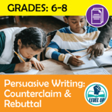 Persuasive Writing: Counterclaim & Rebuttal Lesson and Handouts