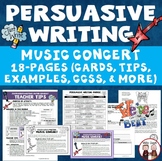 Persuasive Writing Music Concert