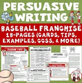 Persuasive Writing Create Baseball Franchise