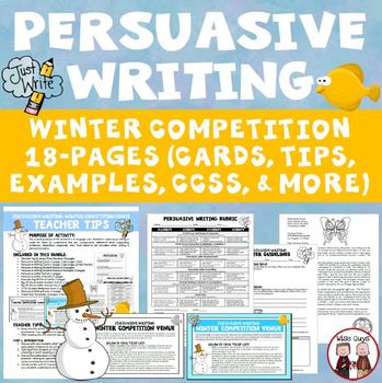 Preview of Persuasive Writing Winter Competition Venue