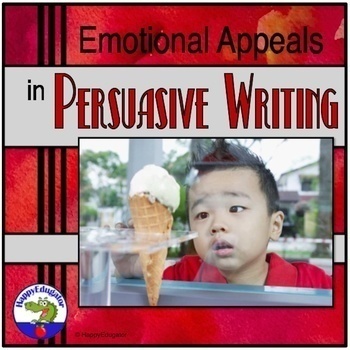 Preview of Persuasive Writing Emotional Appeals PowerPoint - Pathos Ethos and Logos