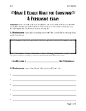 Persuasive Writing Essay: Why I should get what I want for