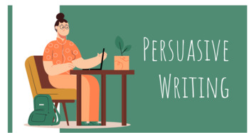 Preview of Persuasive Writing - Google Slide Template 