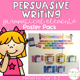 Persuasive Writing Grammatical Elements Poster Pack - Juni