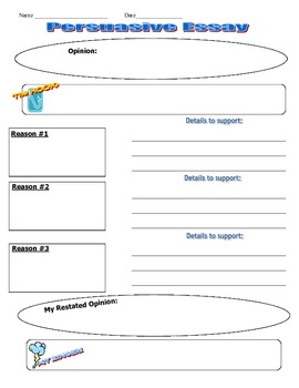 Persuasive Writing Graphic Organizer by The Green Kat | TpT