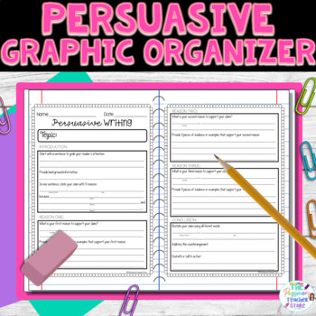 Preview of Persuasive Writing Graphic Organizer