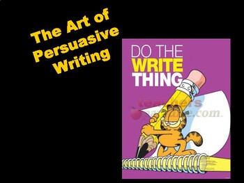 Preview of Persuasive Writing Guide