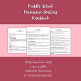 Persuasive Writing Handbook | Middle School