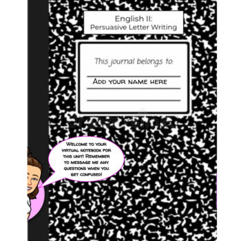 Preview of Persuasive Writing Interactive Notebook