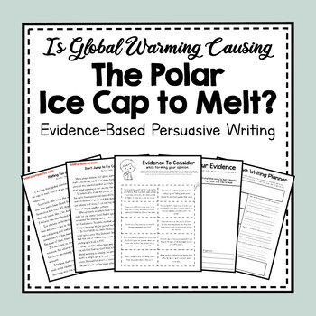 Preview of Antarctica Unit Study | Persuasive Writing | Global Warming & Polar Ice Caps