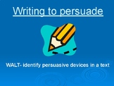 Persuasive Writing - Key Terms