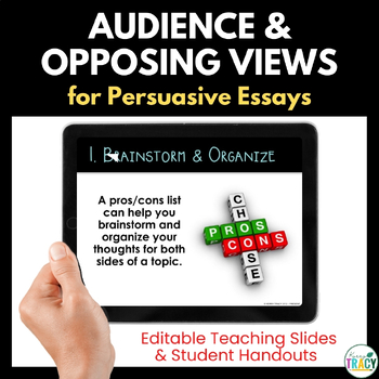 Preview of Persuasive Writing Lesson: Audience and Opposing Views