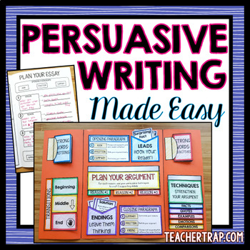 Preview of Persuasive Writing Made Easy Lapbook and Booklet