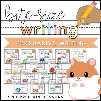 Preview of Persuasive Writing Mini-Lessons | Persuasive Letters | 1st & 2nd Grade