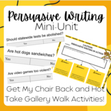 ELA Mini Unit: Persuasive Writing 'Get My Chair Back'