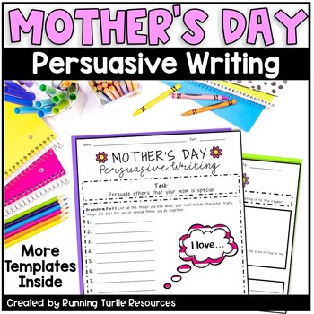Preview of Mother's Day Persuasive Writing, My Mom is Special May Opinion Writing, VIP Day
