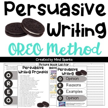 Preview of Persuasive Writing--O.R.E.O