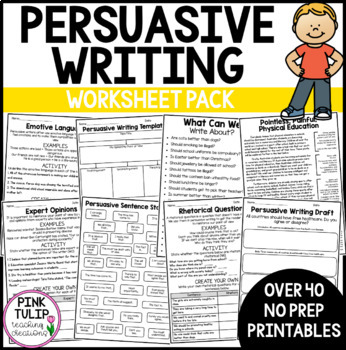 persuasive writing lesson plans 9th grade