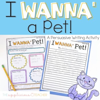 Preview of Persuasive Writing Pets