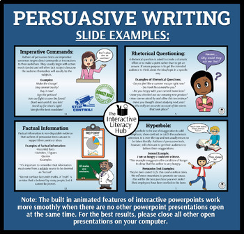 persuasive essay devices