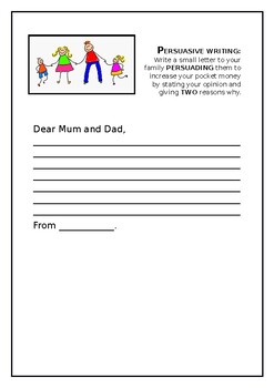 Persuasive Writing Practice Worksheet by Danny Taylor-Smith | TpT