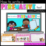 Persuasive Writing Presentation