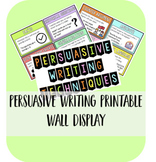 Persuasive Writing Printable Wall Display