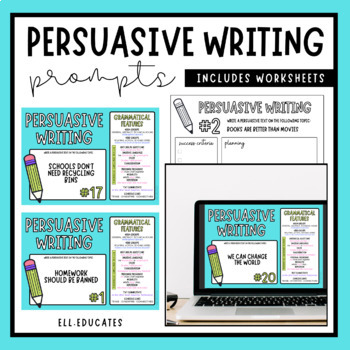 Preview of Persuasive Writing Prompts